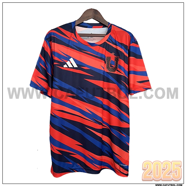 Camiseta Entrenamiento Universidad De Chile Rojo/Azul 2025 2026