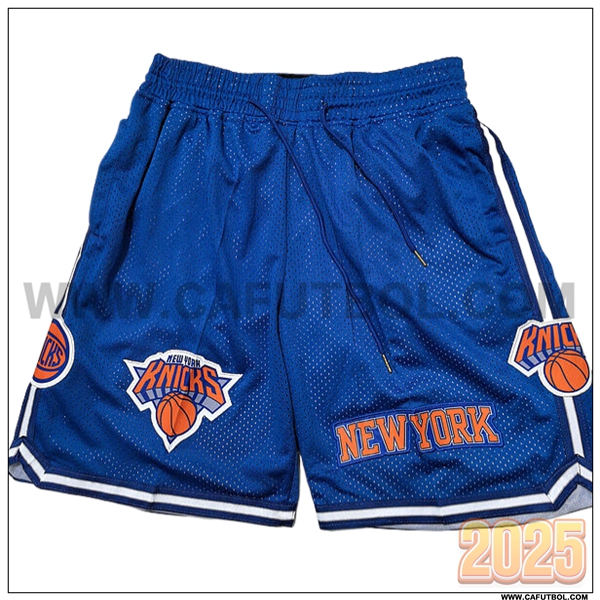 Cortos NBA New York Knicks 2025/26 Azul/Naranja
