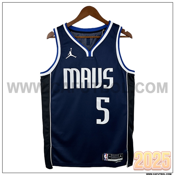 Camisetas NBA Dallas Mavericks (RUSSELL #5) 2025/26 Azul Oscuro