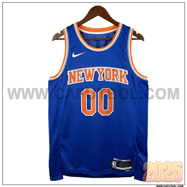 Camisetas NBA New York Knicks (CLARKSON #00) 2025/26 Azul/Naranja