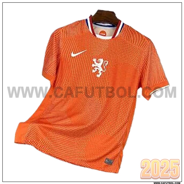 Primera Camiseta Equipo de Paises Bajos Naranja 2025 2026