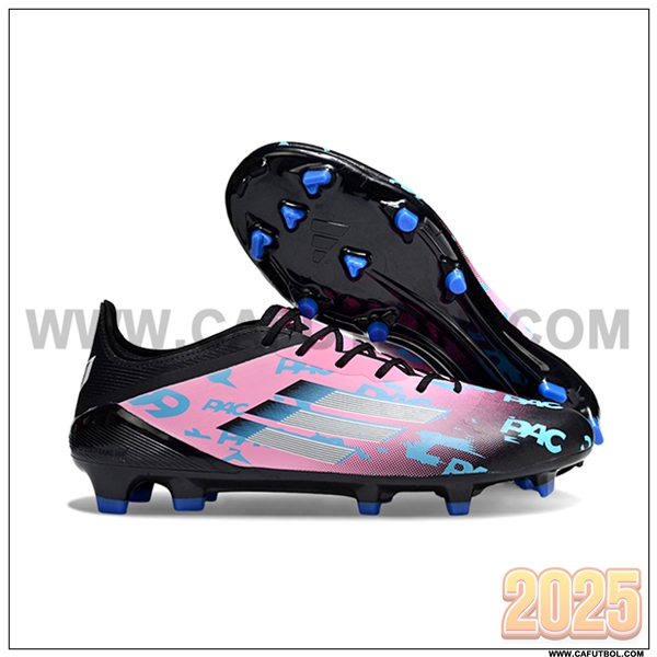 Adidas Botas De Fútbol F50 ELITE FG Rosa/Negro/Azul