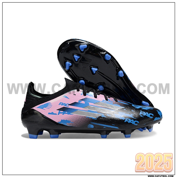 Adidas Botas De Fútbol F50 Elite FG Rosa/Negro/Azul -02