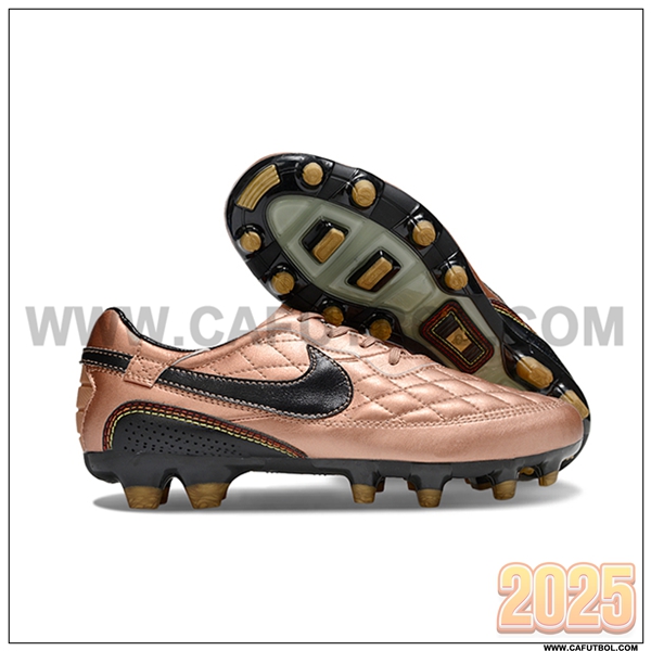 Nike Botas De Fútbol Tiempo Legend R10 Elite FG Marrón/Negro