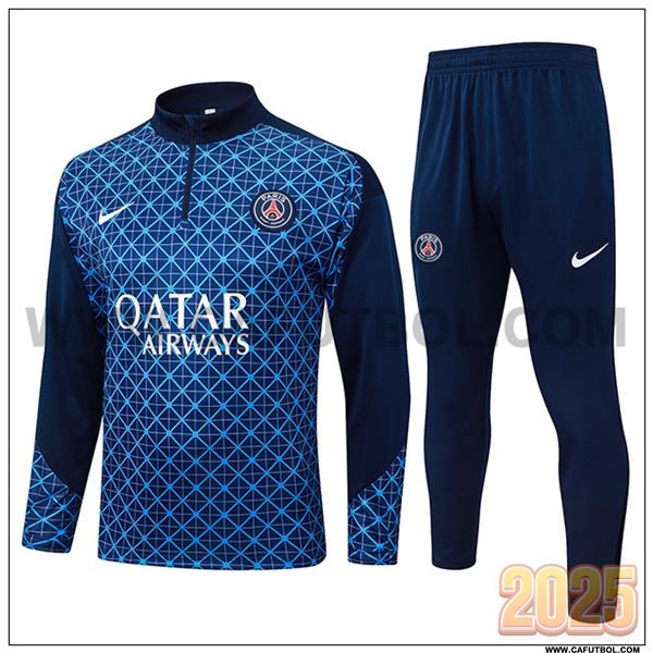 Chandal de Futbol PSG Azul 2025 2026