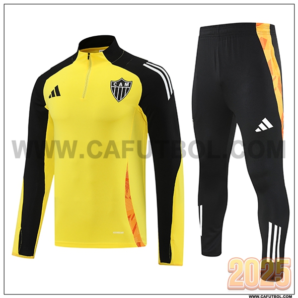 Chandal de Futbol Atletico Mineiro Amarillo/Negro 2025 2026