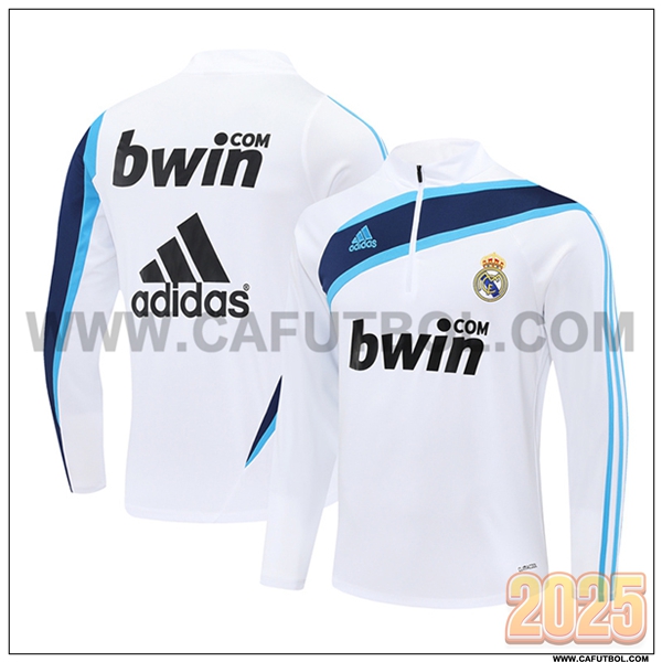 Chandal de Futbol Real Madrid Blanco/Azul 2025 2026 -02