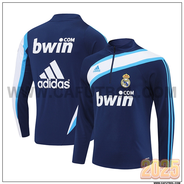 Chandal de Futbol Real Madrid Azul/Blanco 2025 2026