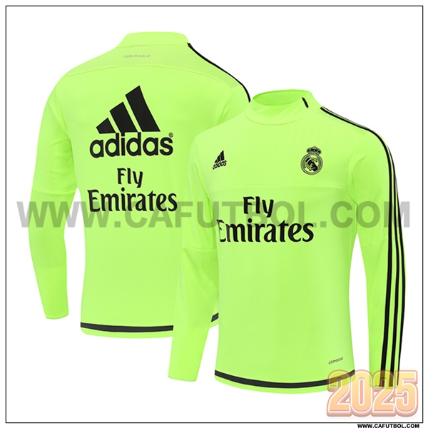Chandal de Futbol Real Madrid Verde/Negro 2025 2026