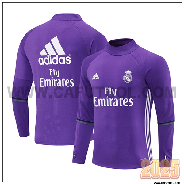 Chandal de Futbol Real Madrid Violeta/Blanco 2025 2026 -02