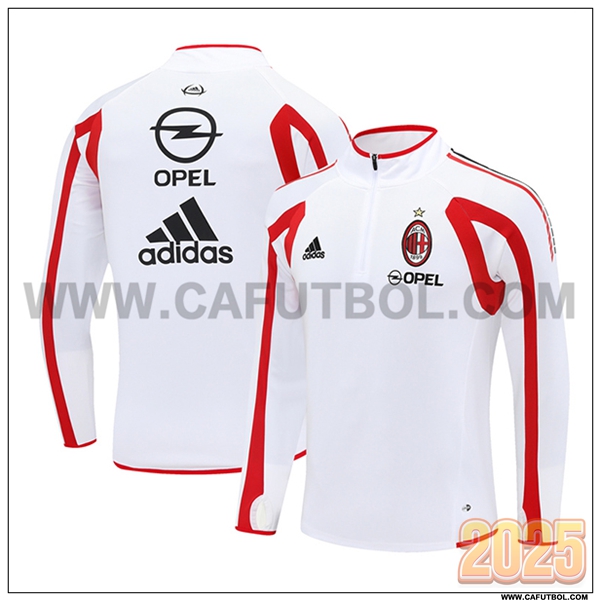 Chandal de Futbol AC Milan Blanco/Rojo 2025 2026 -02