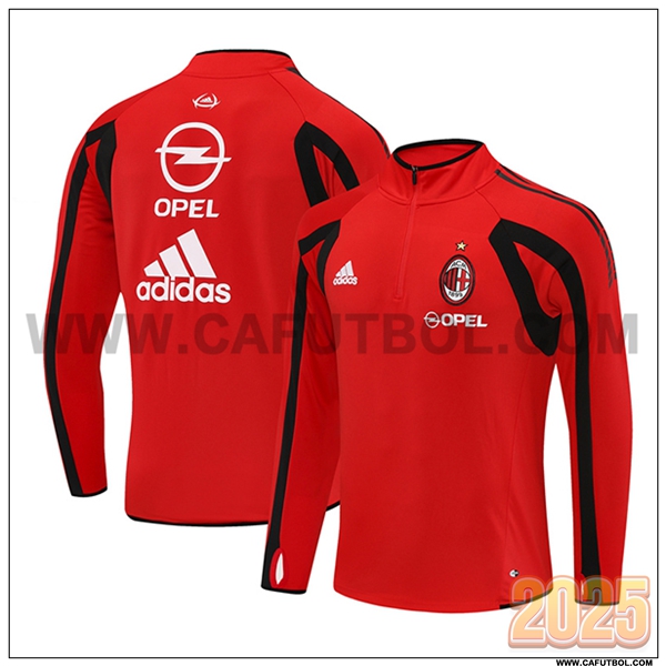 Chandal de Futbol AC Milan Rojo/Negro 2025 2026 -02