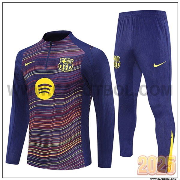 Chandal de Futbol FC Barcelona Violeta/Amarillo 2025 2026