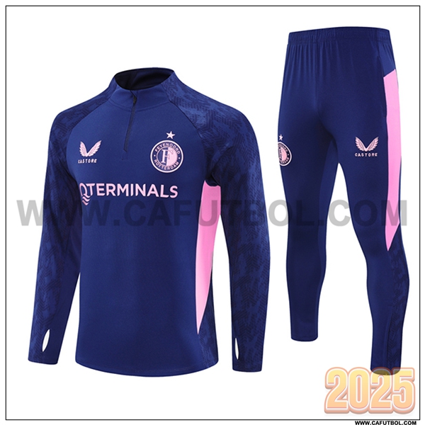Chandal de Futbol Feyenoord Violeta/Rosa 2025 2026