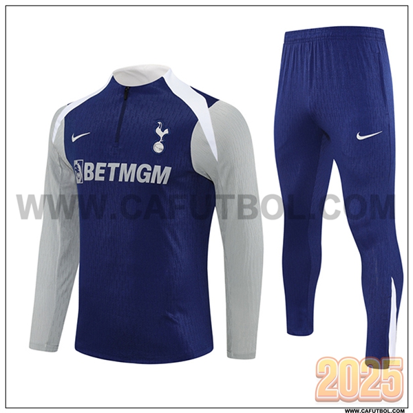 Chandal de Futbol Tottenham Hotspur Azul/Gris/Blanco 2025 2026
