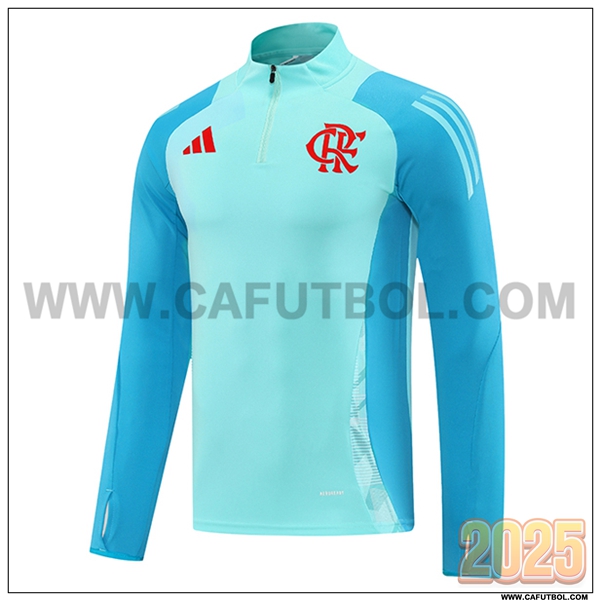 Sudadera Entrenamiento Flamenco Verde/Azul 2025 2026