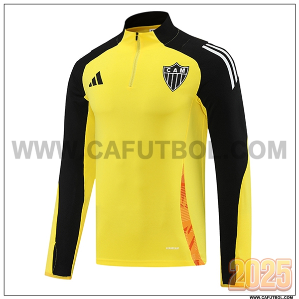 Sudadera Entrenamiento Atletico Mineiro Amarillo/Negro 2025 2026