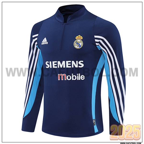 Sudadera Entrenamiento Real Madrid azul real 2025 2026 -02