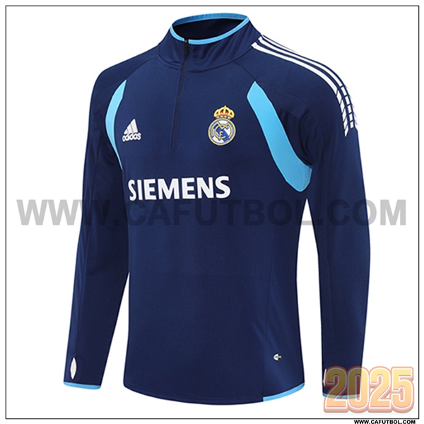 Sudadera Entrenamiento Real Madrid azul real 2025 2026 -03
