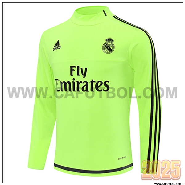 Sudadera Entrenamiento Real Madrid Verde/Negro 2025 2026