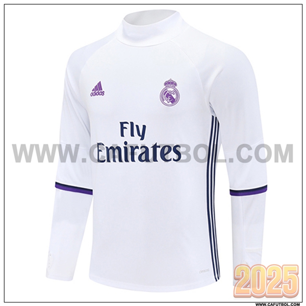 Sudadera Entrenamiento Real Madrid Blanco/Violeta 2025 2026 -02