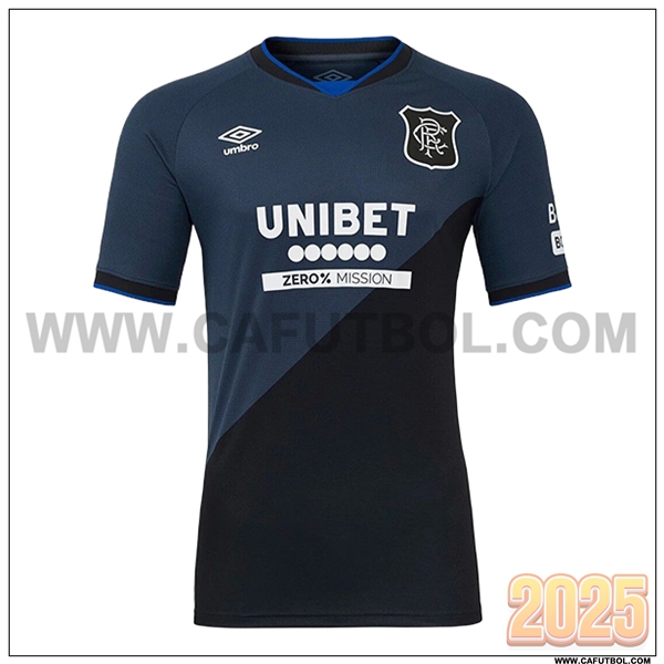 Nuevo Camiseta de Rangers FC Tercero Negro 2025 2026