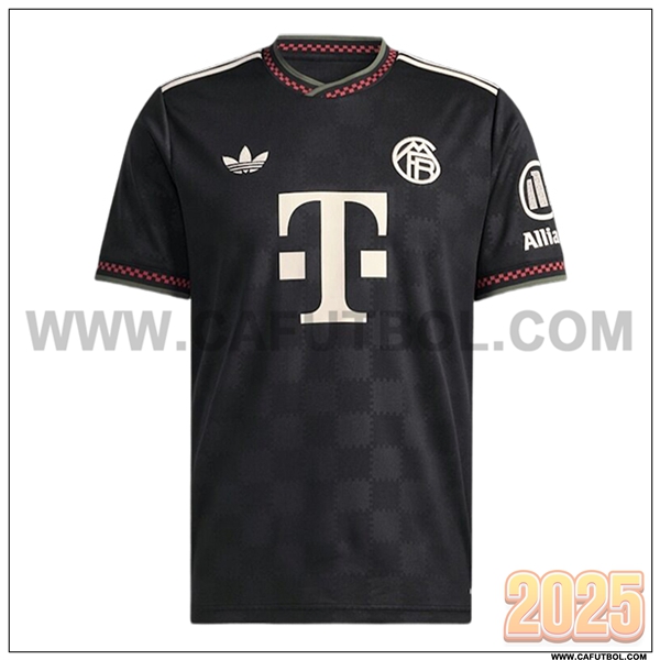 Nuevo Camiseta de Bayern Munich Liga de Campeones 2025 2026 Negro