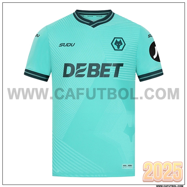 Nuevo Camiseta de Wolves Segunda Verde 2025 2026