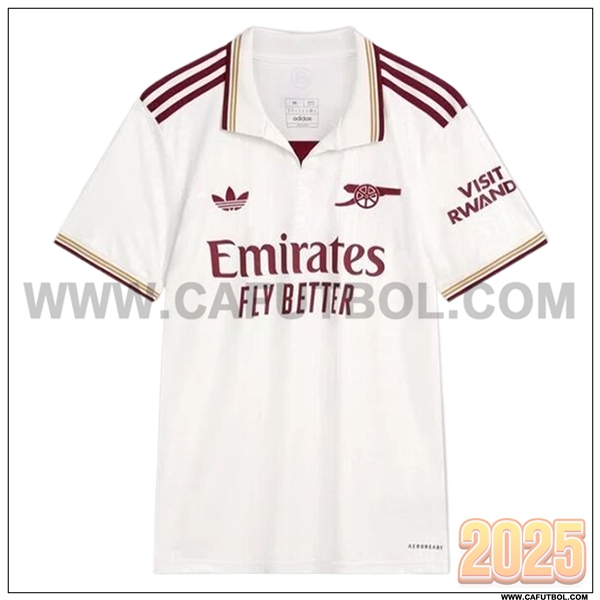 Nuevo Camiseta de Arsenal Tercero Blanco 2025 2026