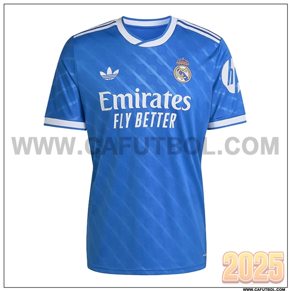 Nuevo Camiseta de Real Madrid Tercero Azul 2025 2026