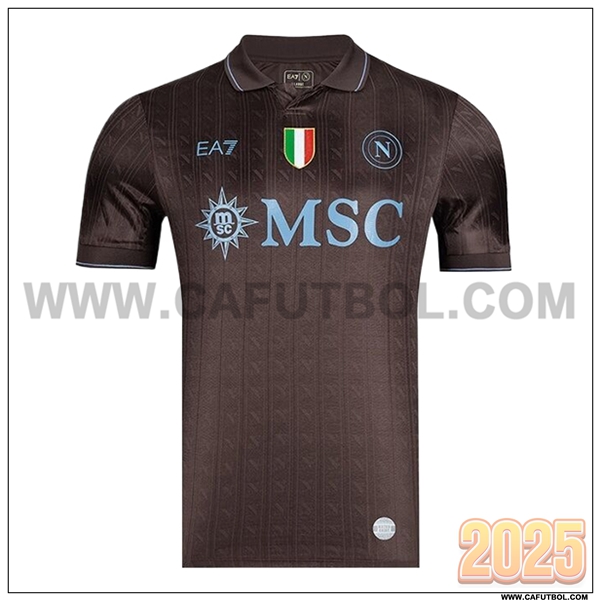 Nuevo Camiseta de SSC Napoles Tercero Marron 2025 2026