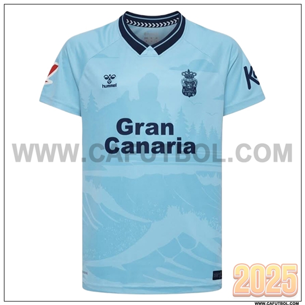 Nuevo Camiseta de UD Las Palmas Tercero Azul Claro 2025 2026