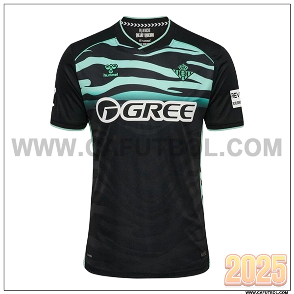 Nuevo Camiseta de Real Betis Tercero Negro 2025 2026