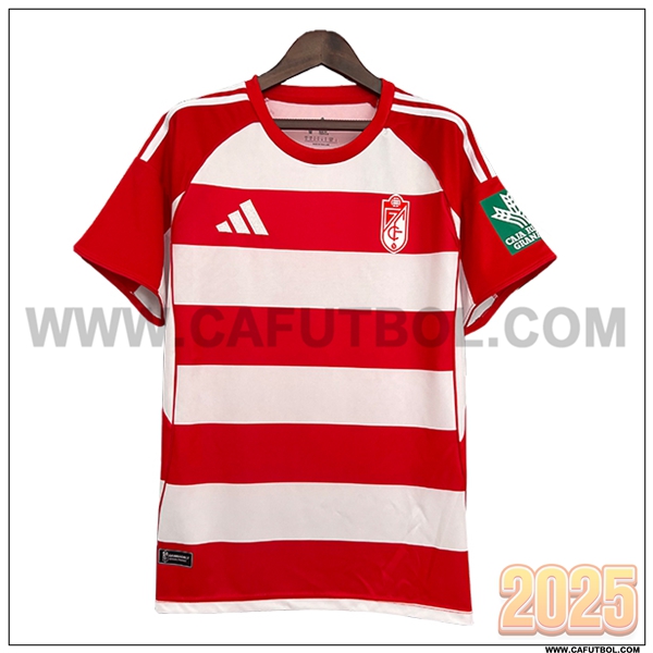 Primera Camiseta Futbol Granada CF Blanco/Rojo 2025 2026