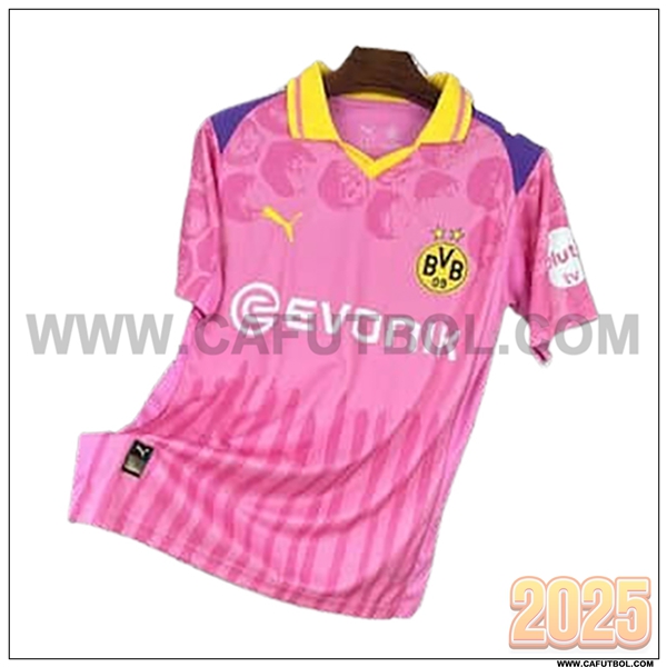 Camiseta Futbol Dortmund BVB Edicion especial 2025 2026 Rose
