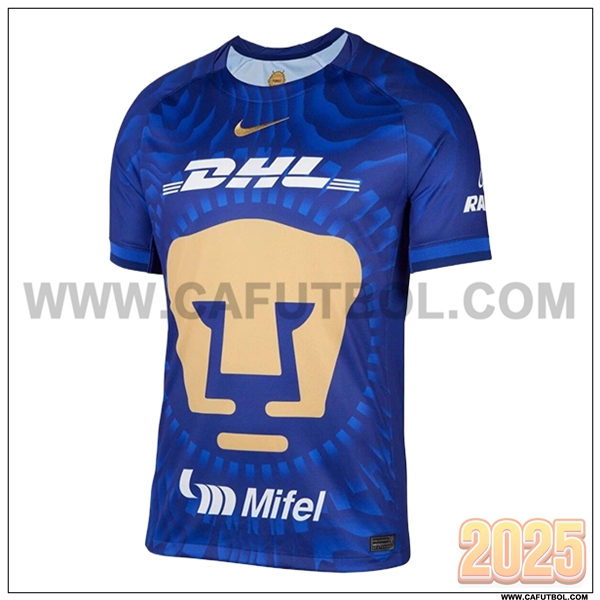 Segunda Nuevo Camiseta de Pumas UNAM Azul 2025 2026