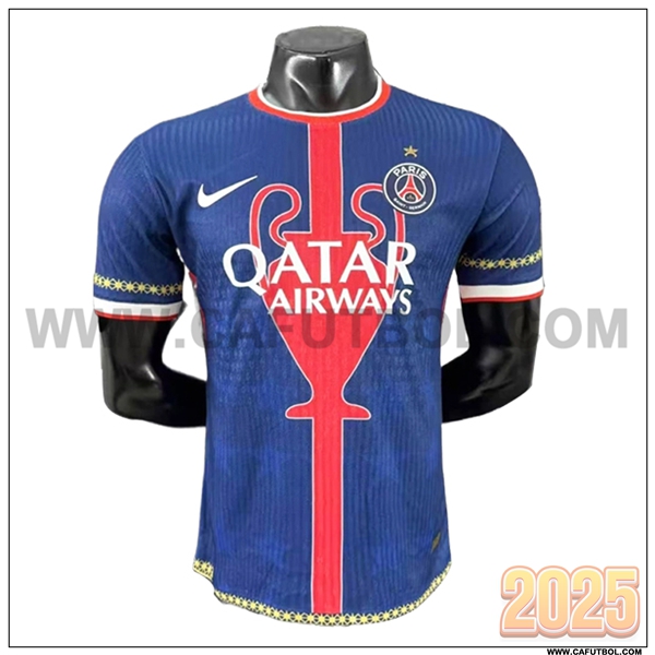 Camiseta Futbol PSG Campeones Azul Edicion especial 2025 2026