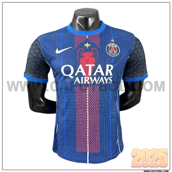 Camiseta Futbol PSG Campeones Azul Edicion especial 2025 2026