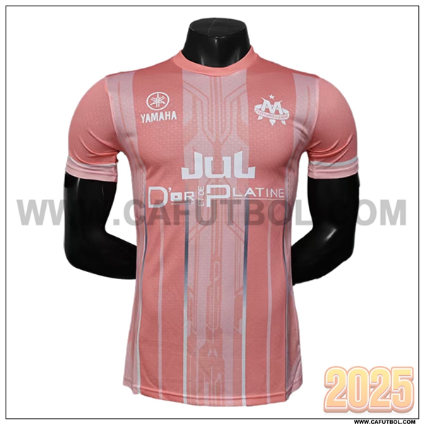 Camiseta Futbol Marsella OM Edicion especial 2025 2026 Rose