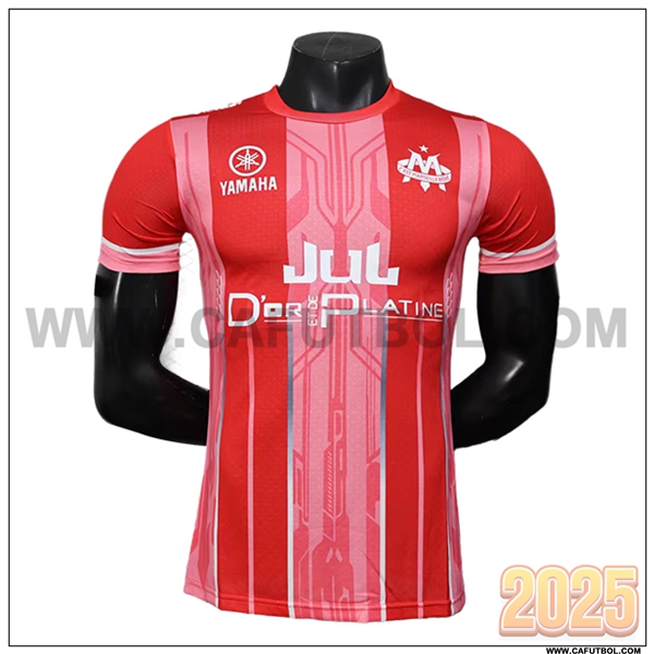 Camiseta Futbol Marsella OM Edicion especial 2025 2026 Rojo