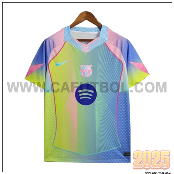 Camiseta Futbol FC Barcelona Edicion especial 2025 2026 Verde/Rose