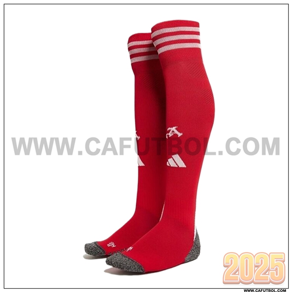 Primera Calcetines Futbol FC Arsenal Rojo 2025 2026