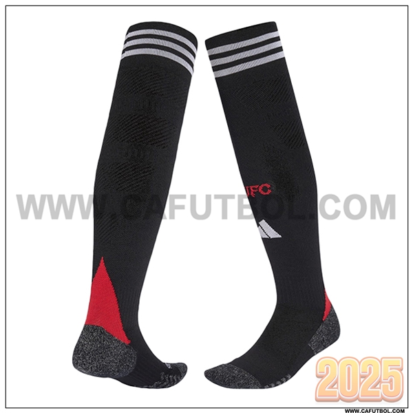 Primera Calcetines Futbol Manchester United Negro 2025 2026