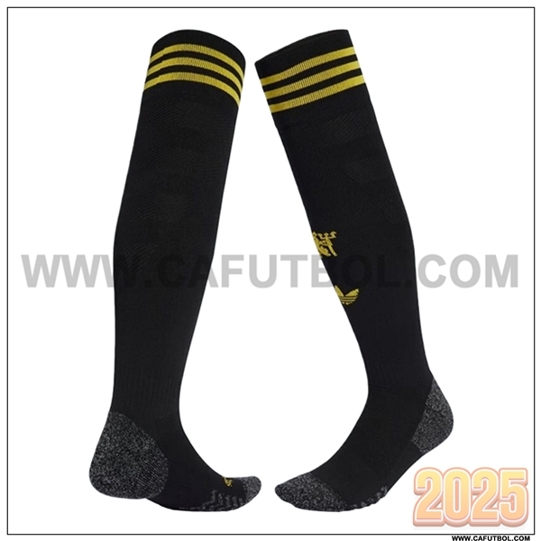 Tercero Calcetines Futbol Manchester United Negro 2025 2026