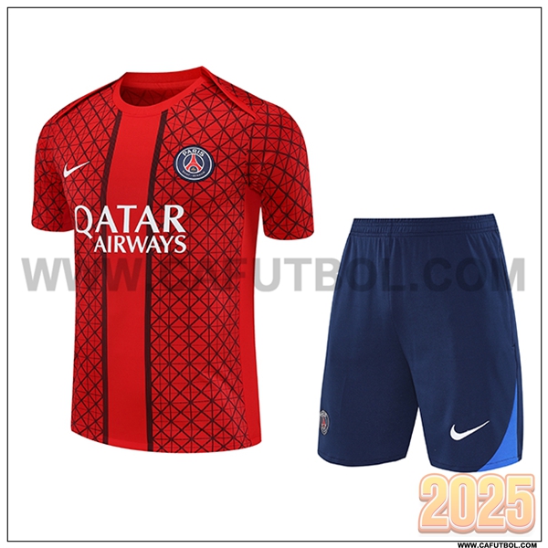 Camiseta Entrenamiento PSG Rojo 2025 2026 -02