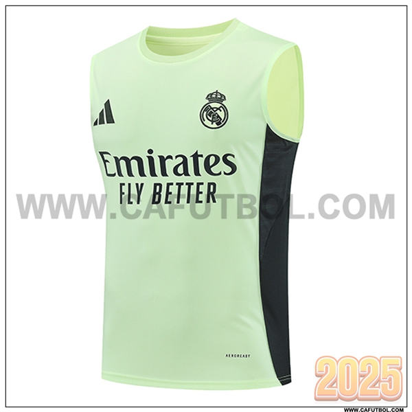 Chalecos De Futbol Real Madrid Verde/Negro 2025 2026