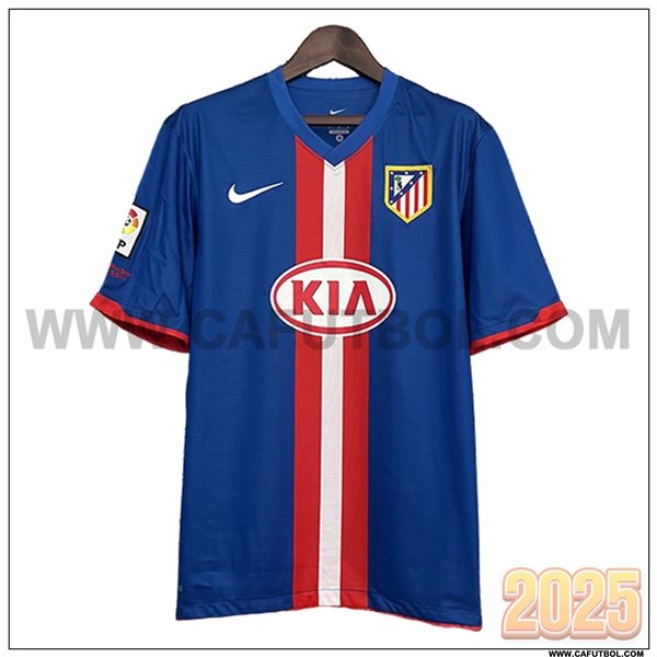 Segunda Camiseta de Atletico Madri Retro Azul 2010/2011