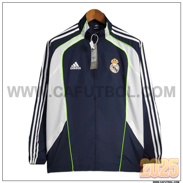 Rompevientos Real Madrid Azul/Blanco/Verde 2025 2026