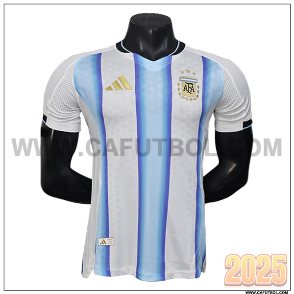 Primera Camiseta Equipo de Argentina Blanco/Azul 2025 2026