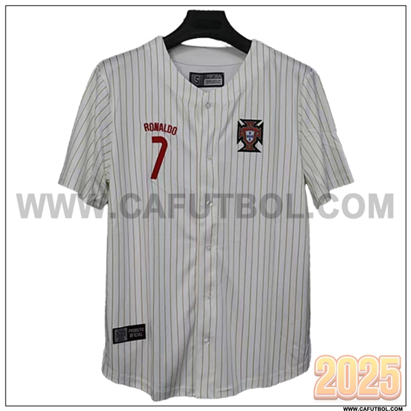 Camiseta Equipo de Portugal Edicion especial 2025 2026 Blanco